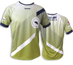 Coolmax unisex T-shirt | Green, White & Navy Blue
