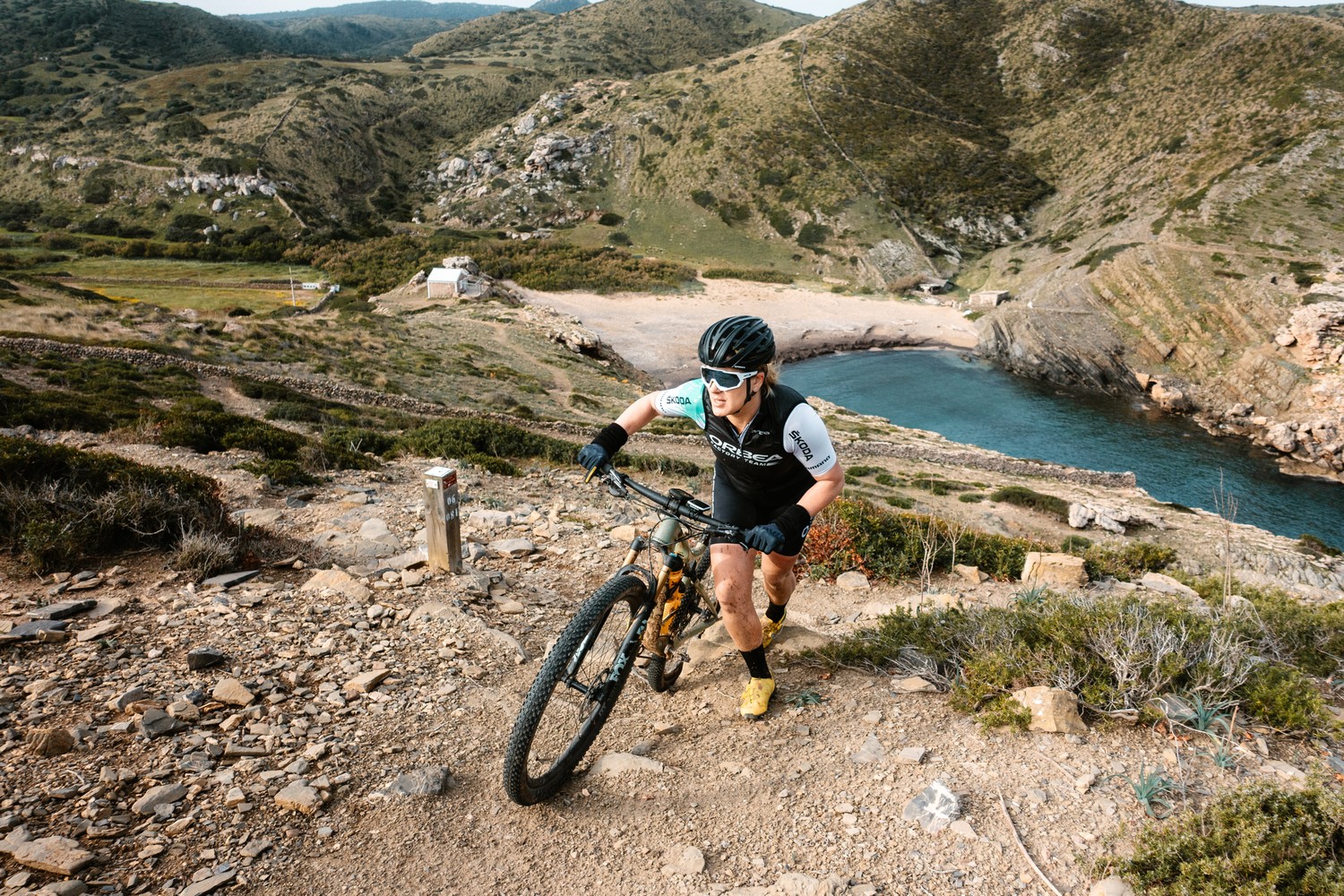 Sandra Jordà durant el repte Camí de Cavalls 360º Non-Stop (Foto: Camí de Cavalls 360º).