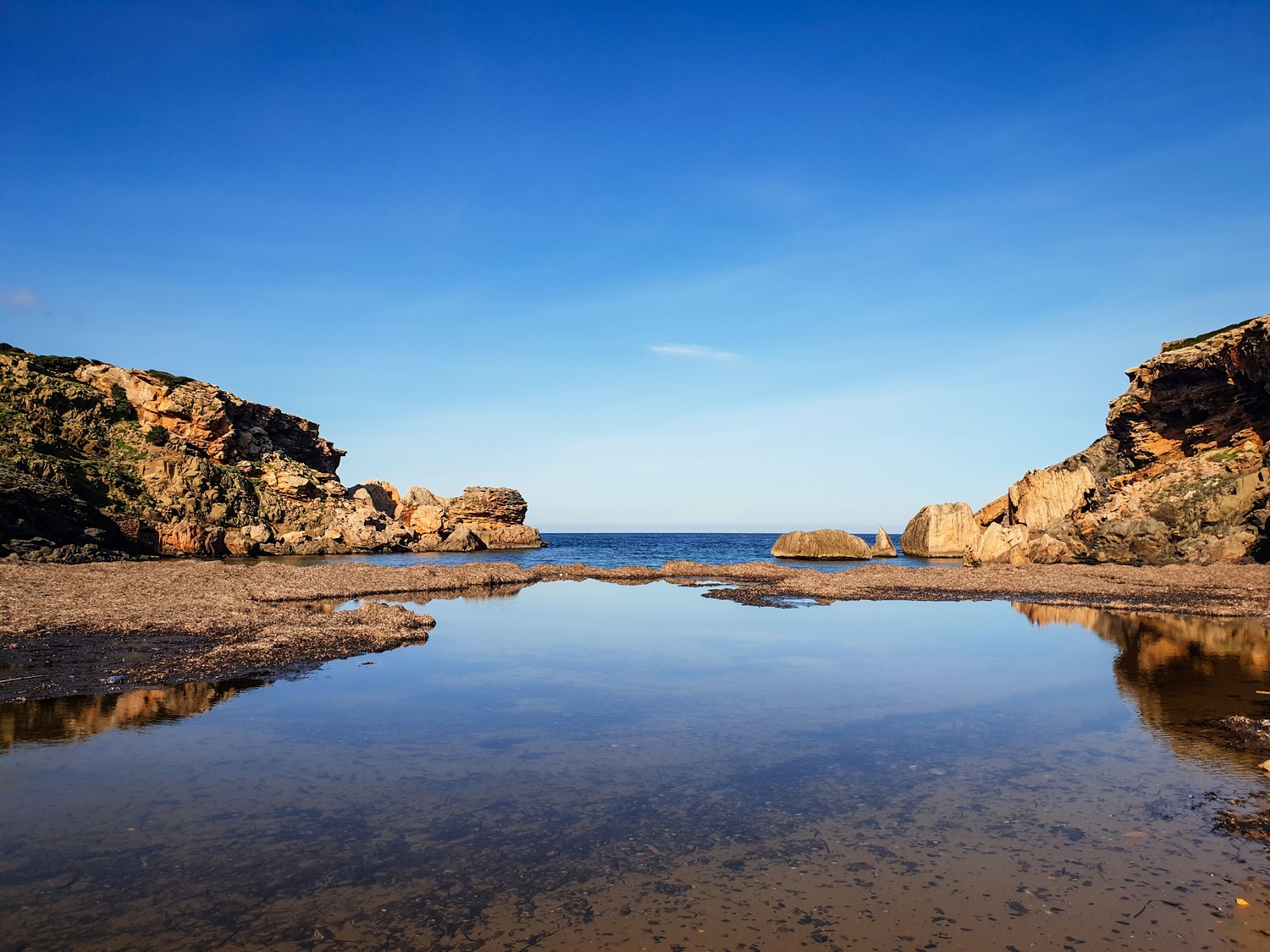 Cala en Calderer (Foto: Camí de Cavalls 360º).