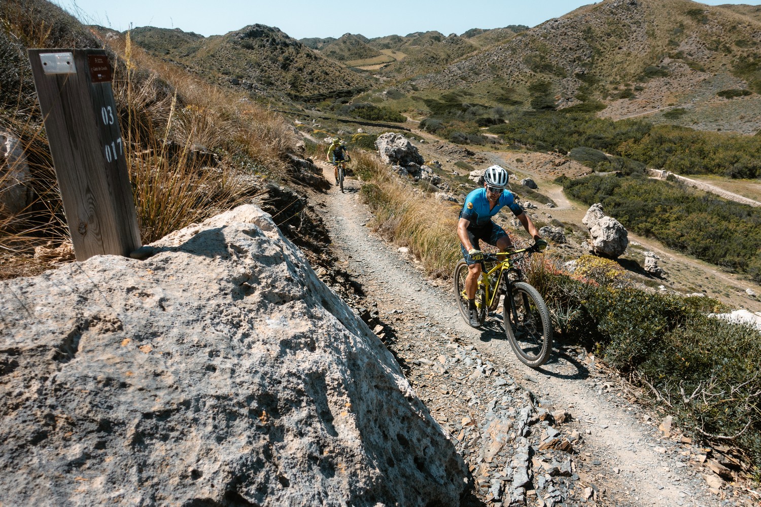 Pau Zamora i Joan Llordella durant Camí de Cavalls 360º Non-Stop (Foto: Camí de Cavalls 360º).