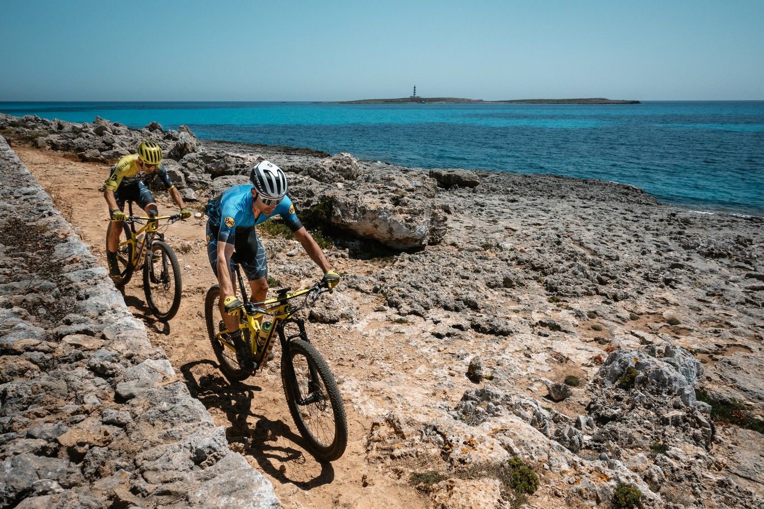 Pau Zamora i Joan Llordella durant Camí de Cavalls 360º Non-Stop (Foto: Camí de Cavalls 360º).