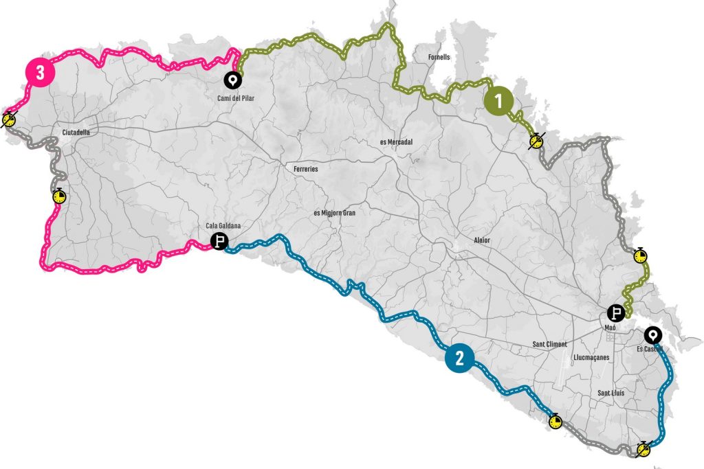 Mapa de l’ARTIEM Epic Camí de Cavalls 360º 2022, en categoria MountainBike Epic 360º.