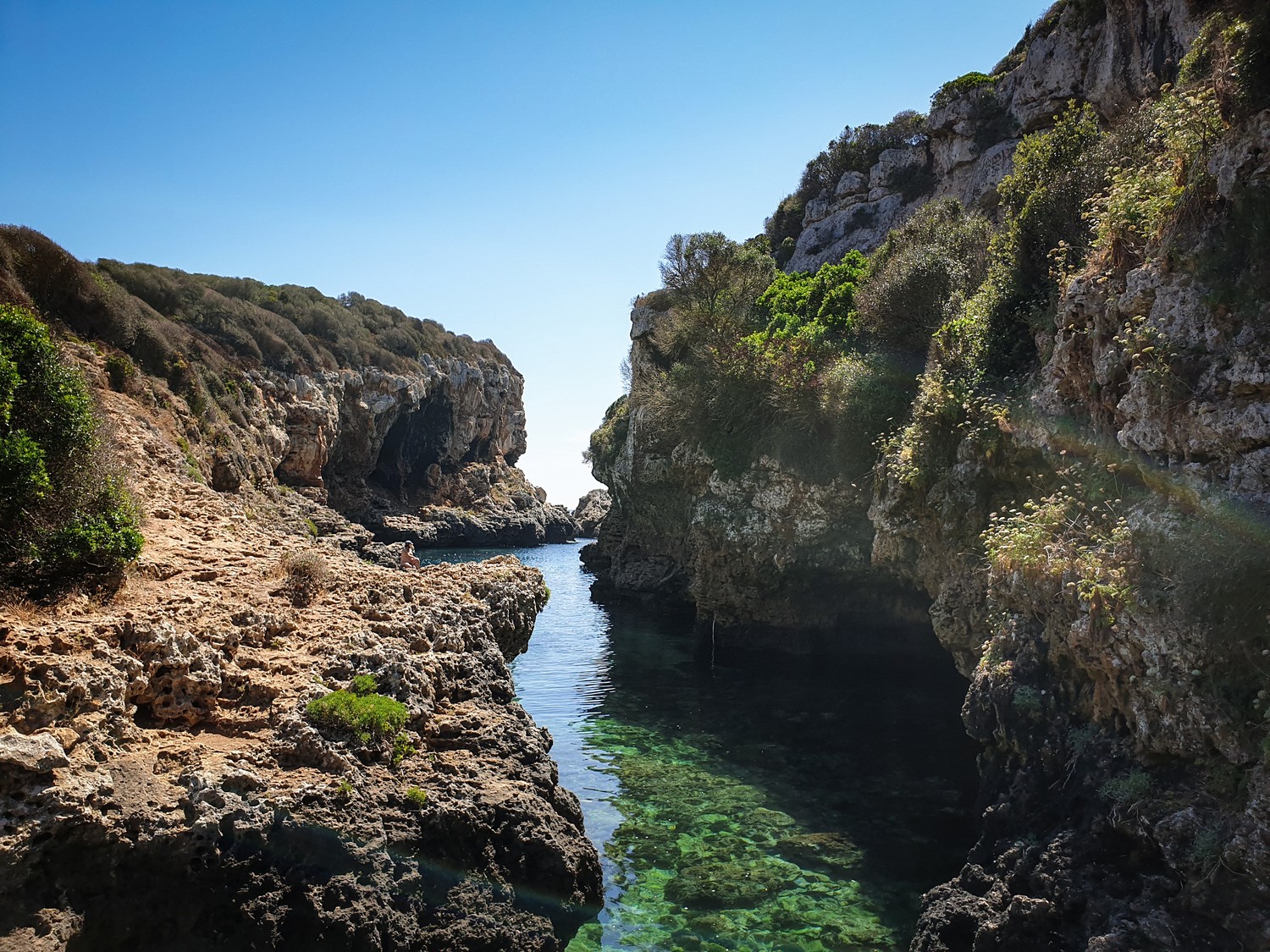 Cala de Rafalet (Foto: Camí de Cavalls 360º).